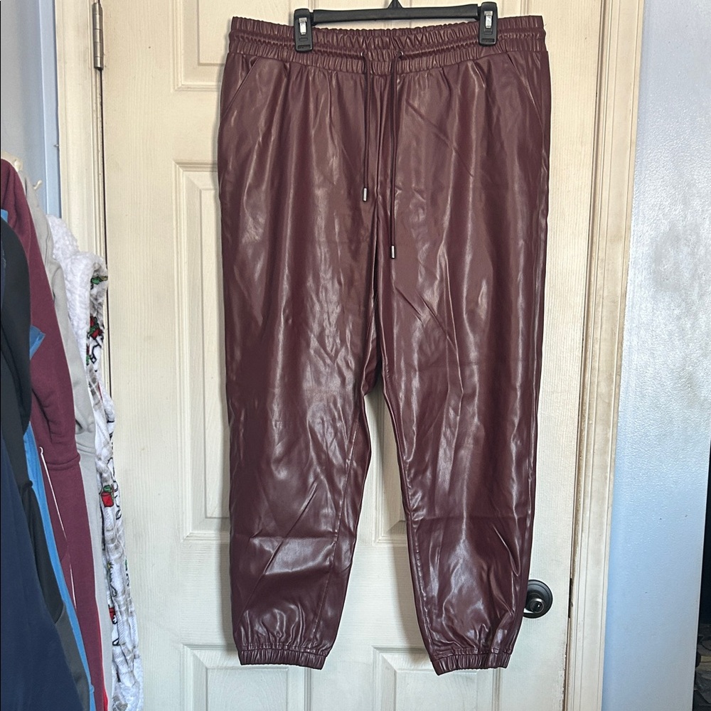 NWT Nine West Jeans wine tasting pull on jogger pant size XL